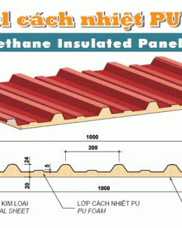 Tôn cách nhiệt chống nóng pu1